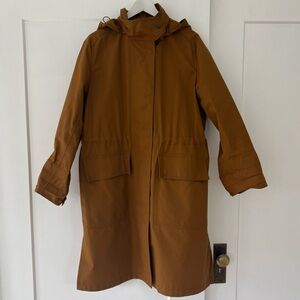 Uniqlo Mustard Parka Jacket